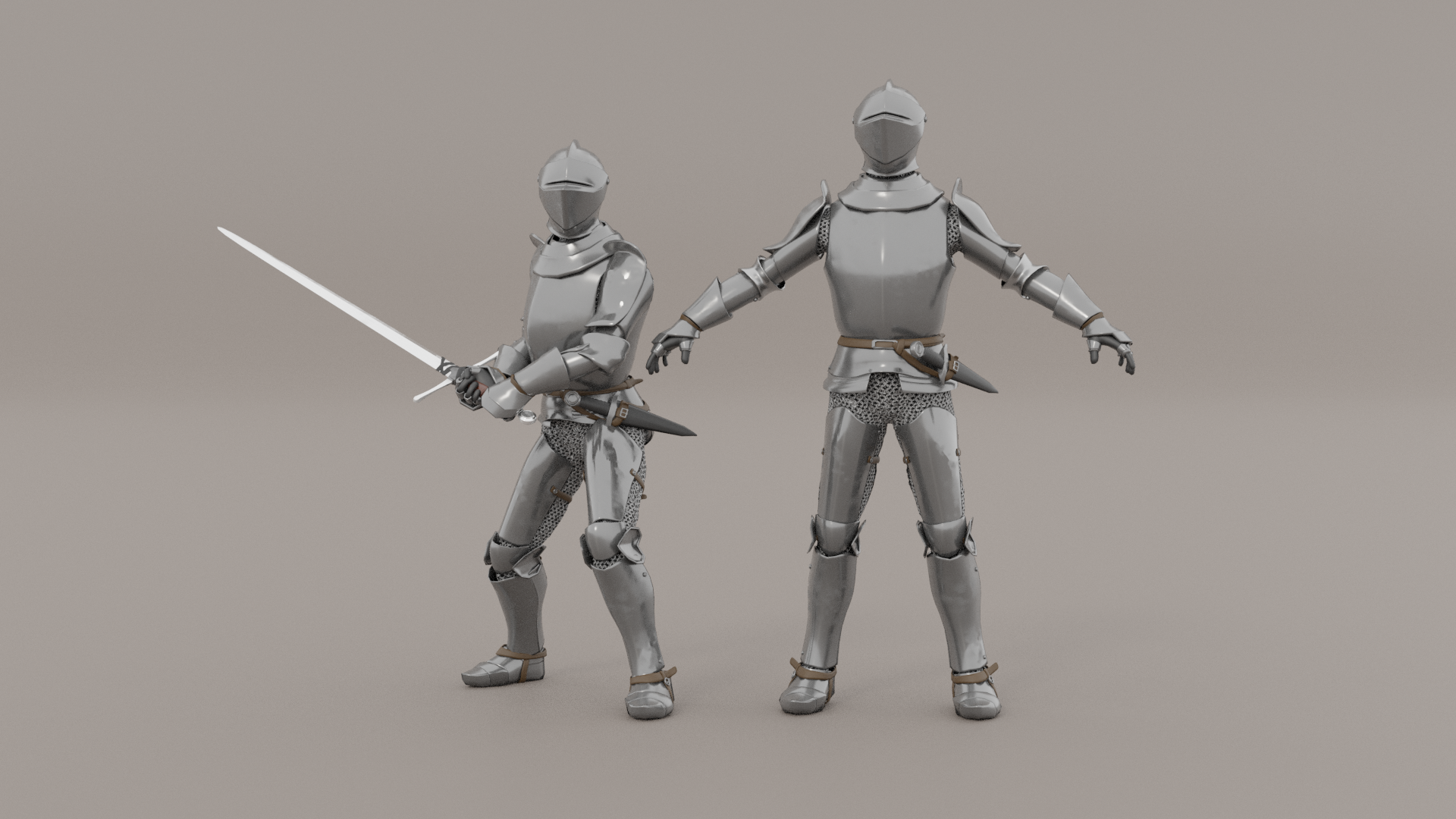 Rigged Knight in Armor preview image 1